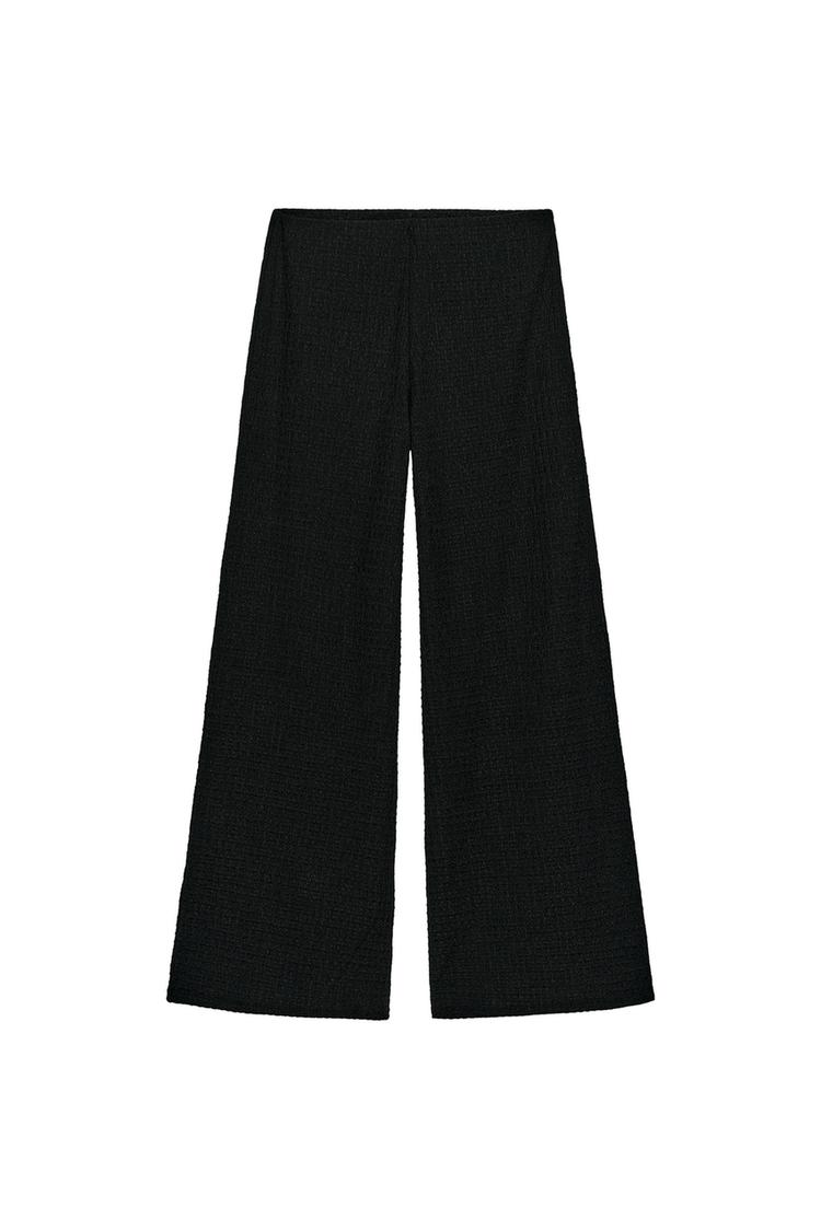 Pantalon recto textura