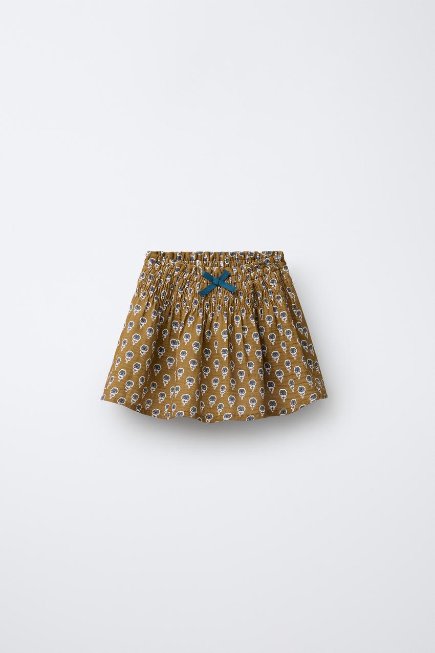 Gonna ampia con stampa floreale - Collezione, Abiti e gonne, SS25 | Zanetti 1965