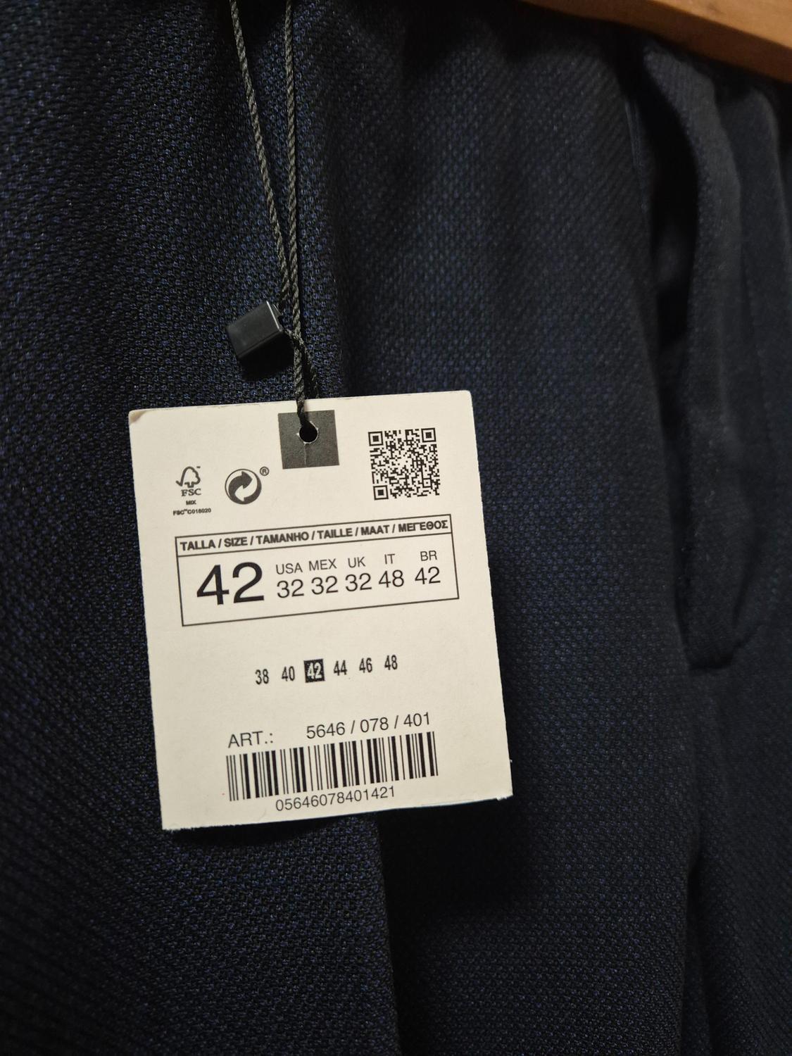 BIRD’S-EYE SUIT TROUSERS - Image 3