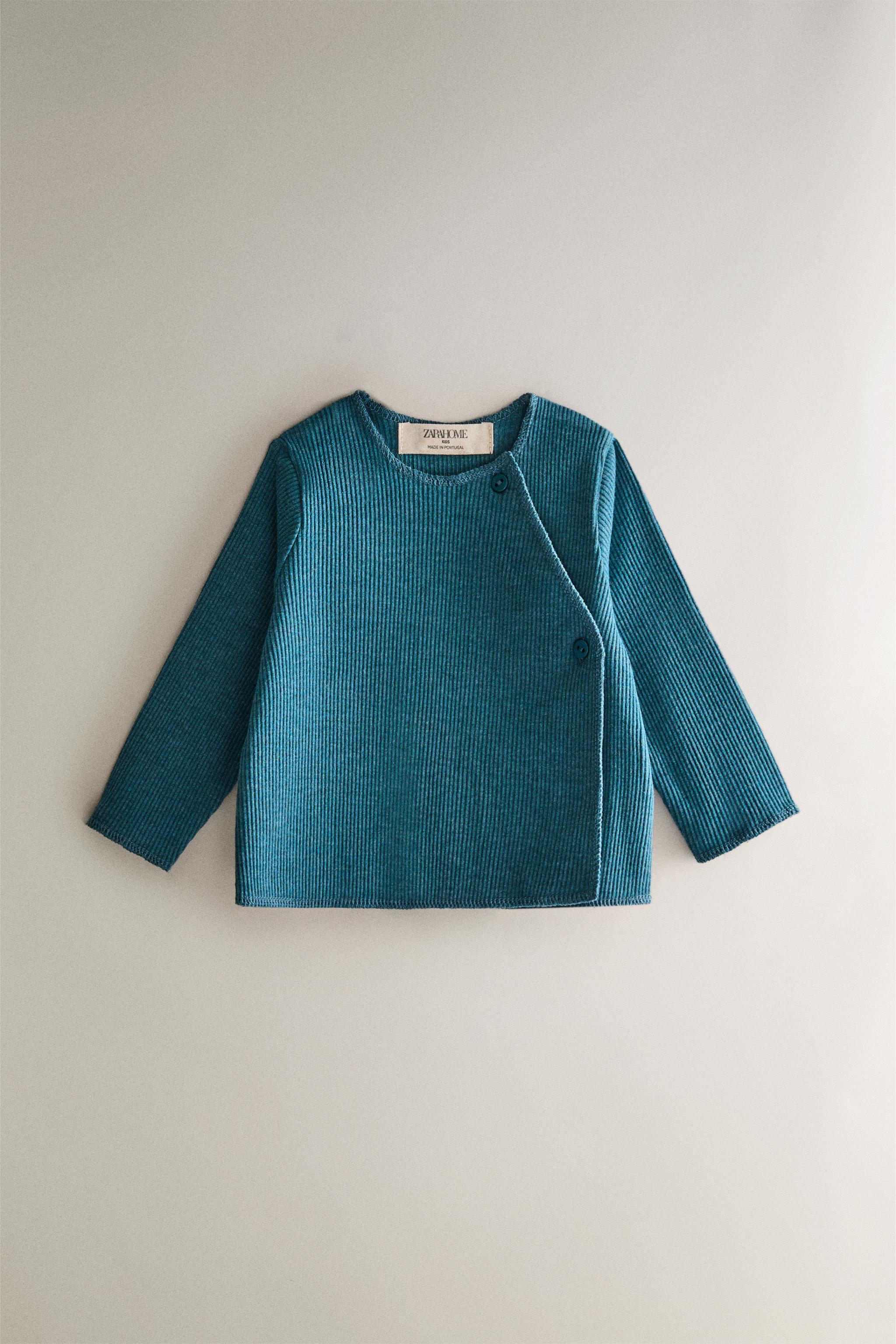 KNIT BABY SET — Blue