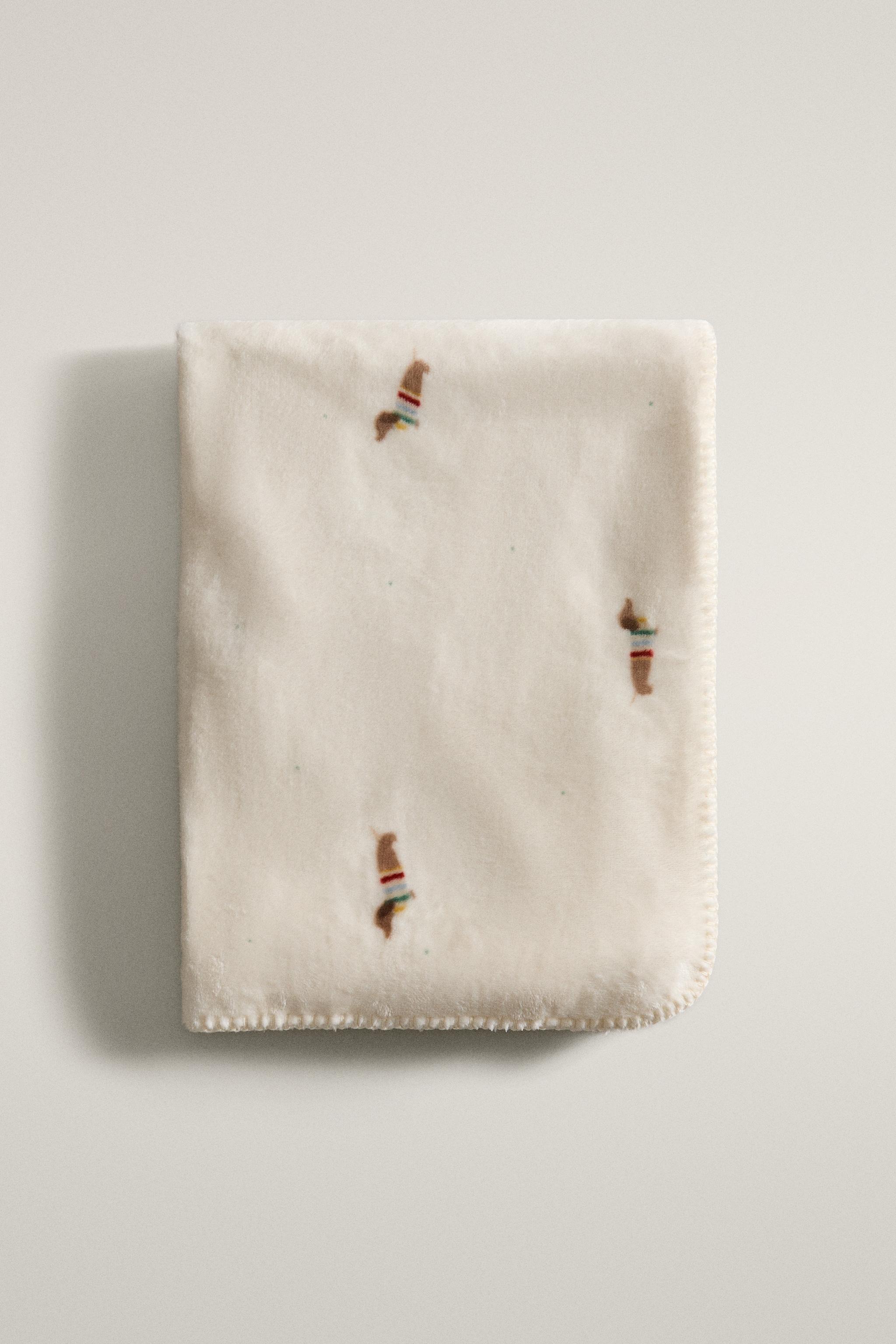 BABY DACHSHUND FLEECE BLANKET