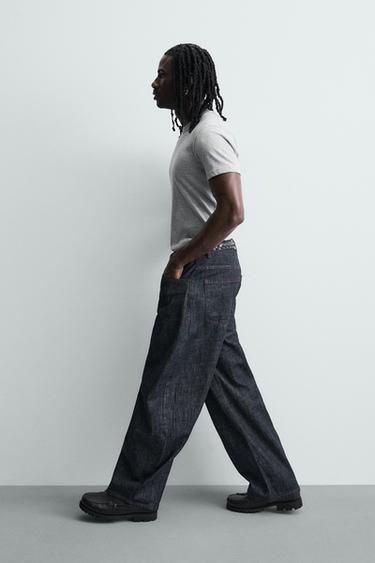 BALLOON FIT JEANS - Indigo by Zara - Image 5