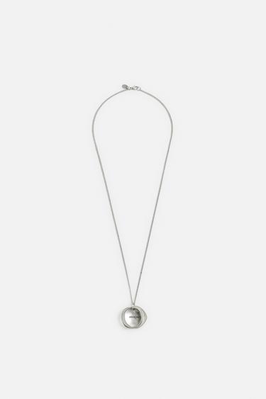 CHAIN WITH COMBINED PENDANTS - Silver by Zara