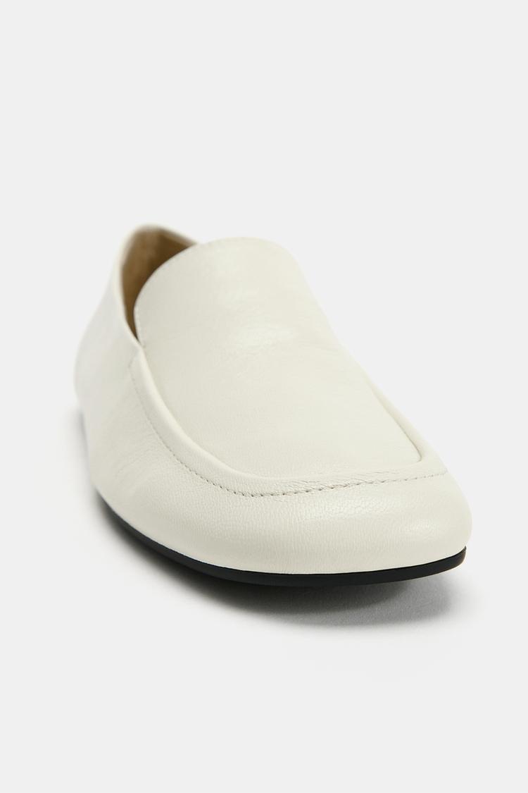 Mocasines planos de cuero suave 6