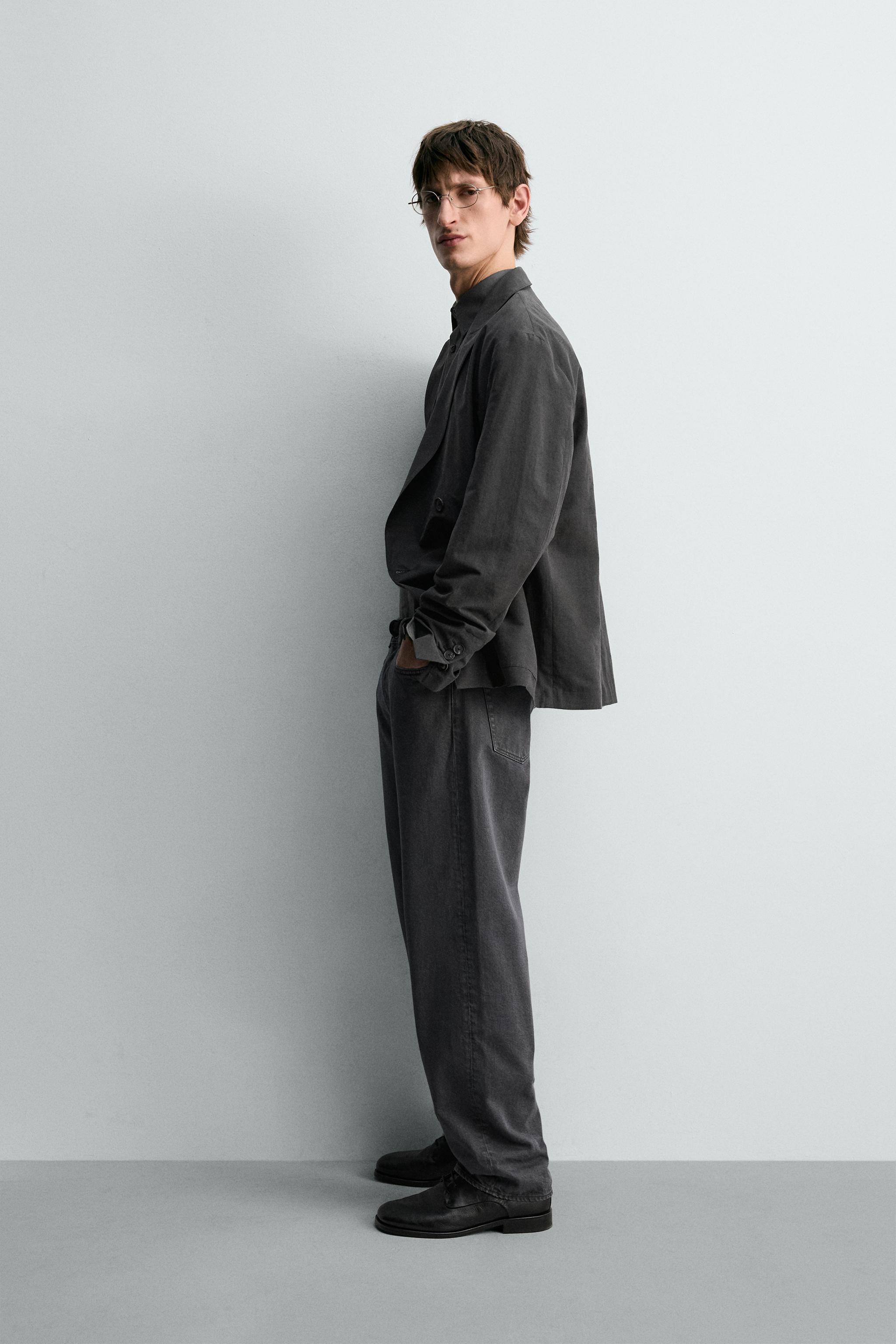 VESTE CROISÉE COTON - LIN