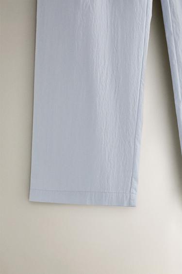PANTALON LONG - Bleu clair de Zara - Image 2