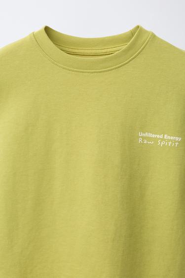 ENSEMBLE T-SHIRT ET BERMUDA INTERLOCK - Vert pistache de Zara - Image 5