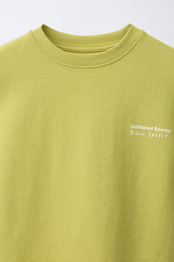 ENSEMBLE T-SHIRT ET BERMUDA INTERLOCK - Vert pistache de Zara - Image 5