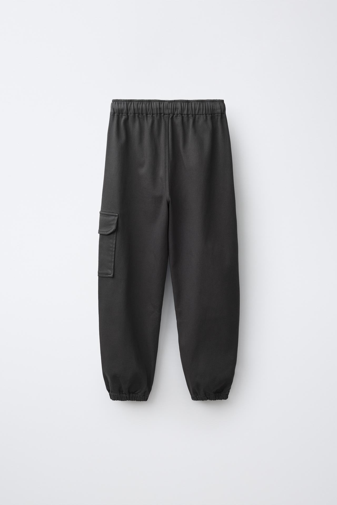 CARGO JOGGER PANTS — Gray