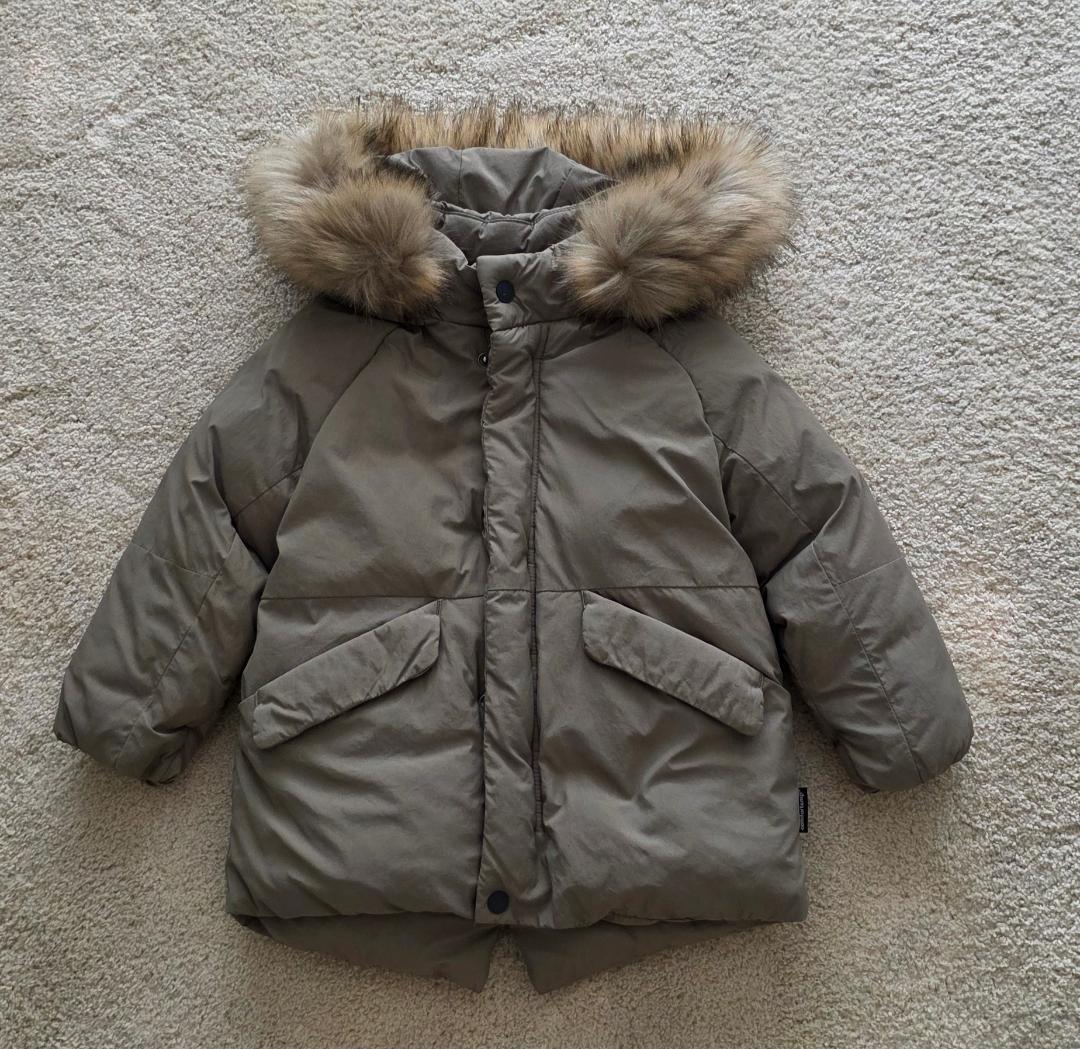 RIB TRIM PUFFER COAT