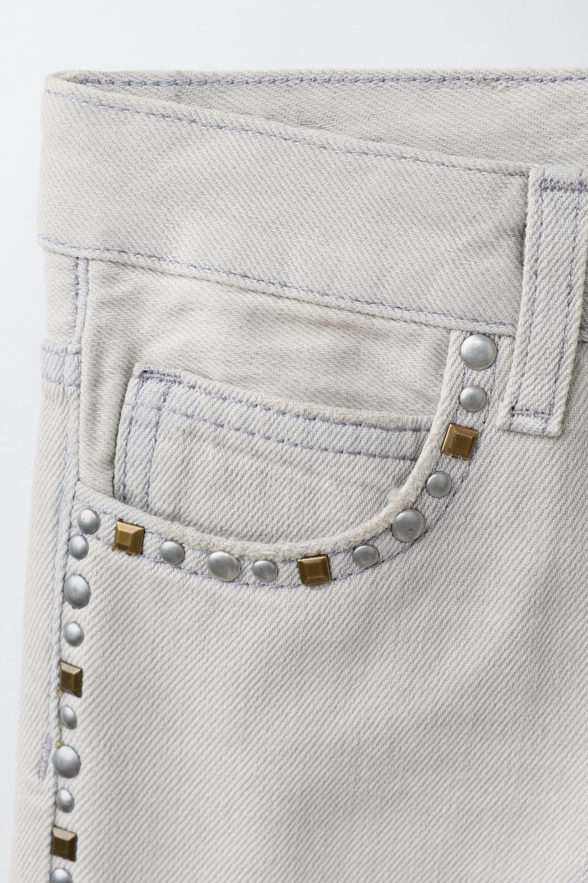 JEANS BOOTCUT À CLOUS