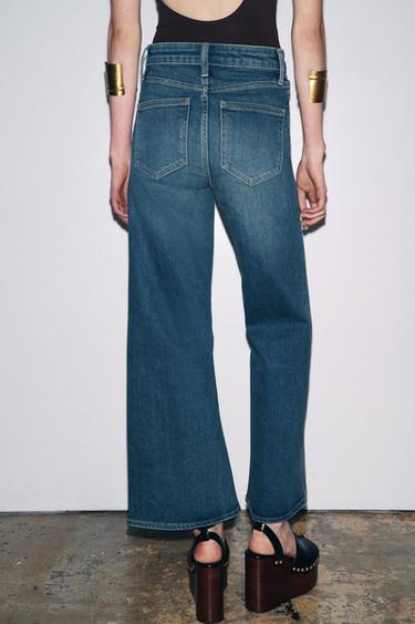 JEAN ZW COLLECTION JAMBES LARGES TAILLE HAUTE - Bleu de Zara - Image 2