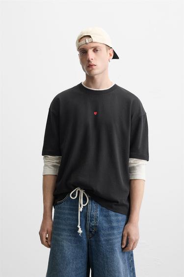 CAMISETA I LOVE NEW YORK ® - Negro de Zara