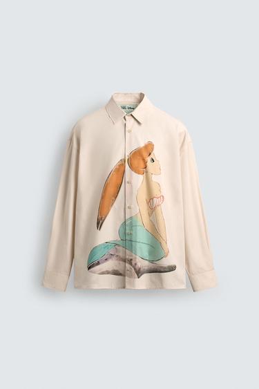 CHEMISE SIRÈNE PETER PAN HARRY LAMBERT FOR ZARA X DISNEY - Bis de Zara