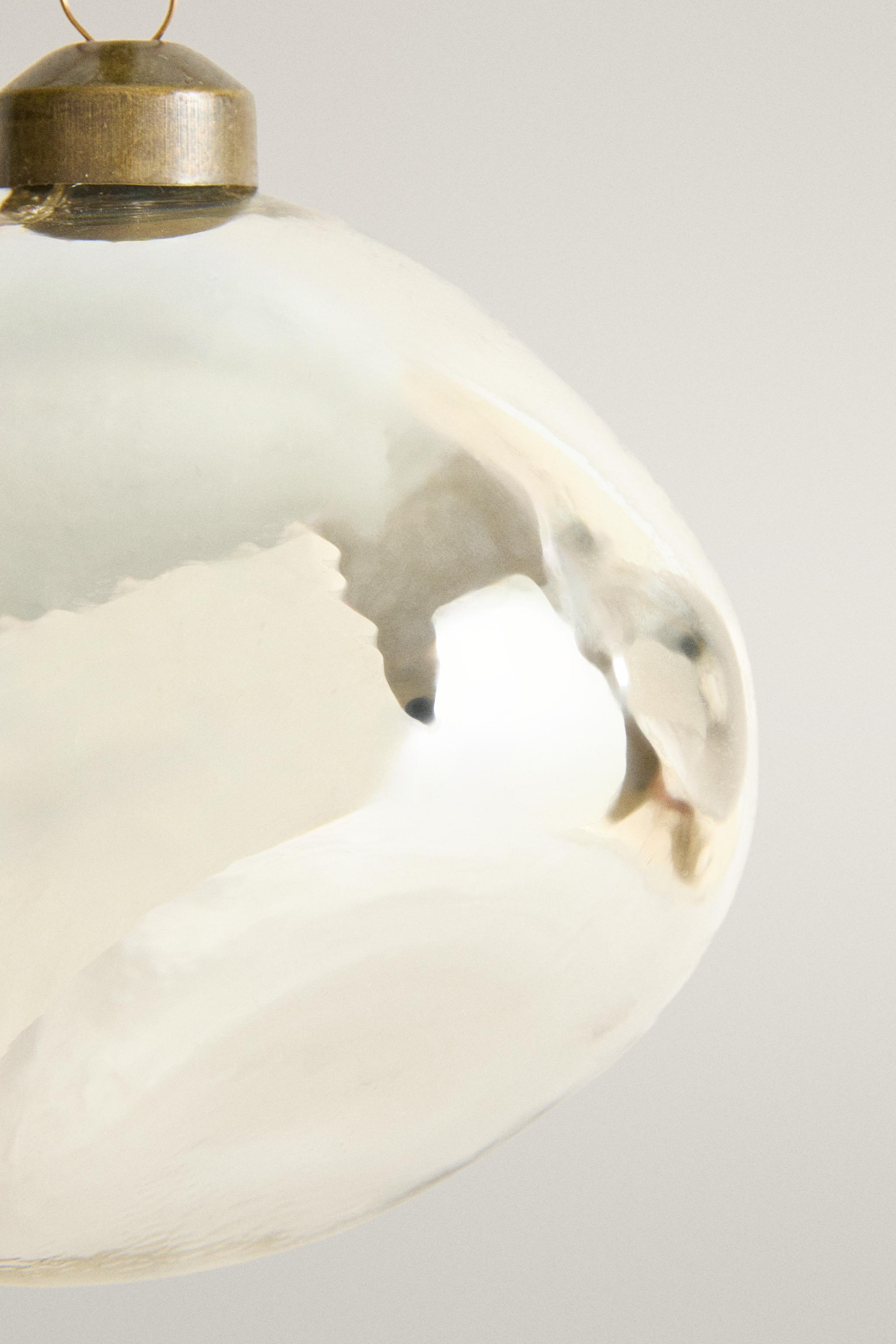 DÉCORATION SAPIN DE NOËL BOROSILICATE BOULE IRRÉGULIÈRE