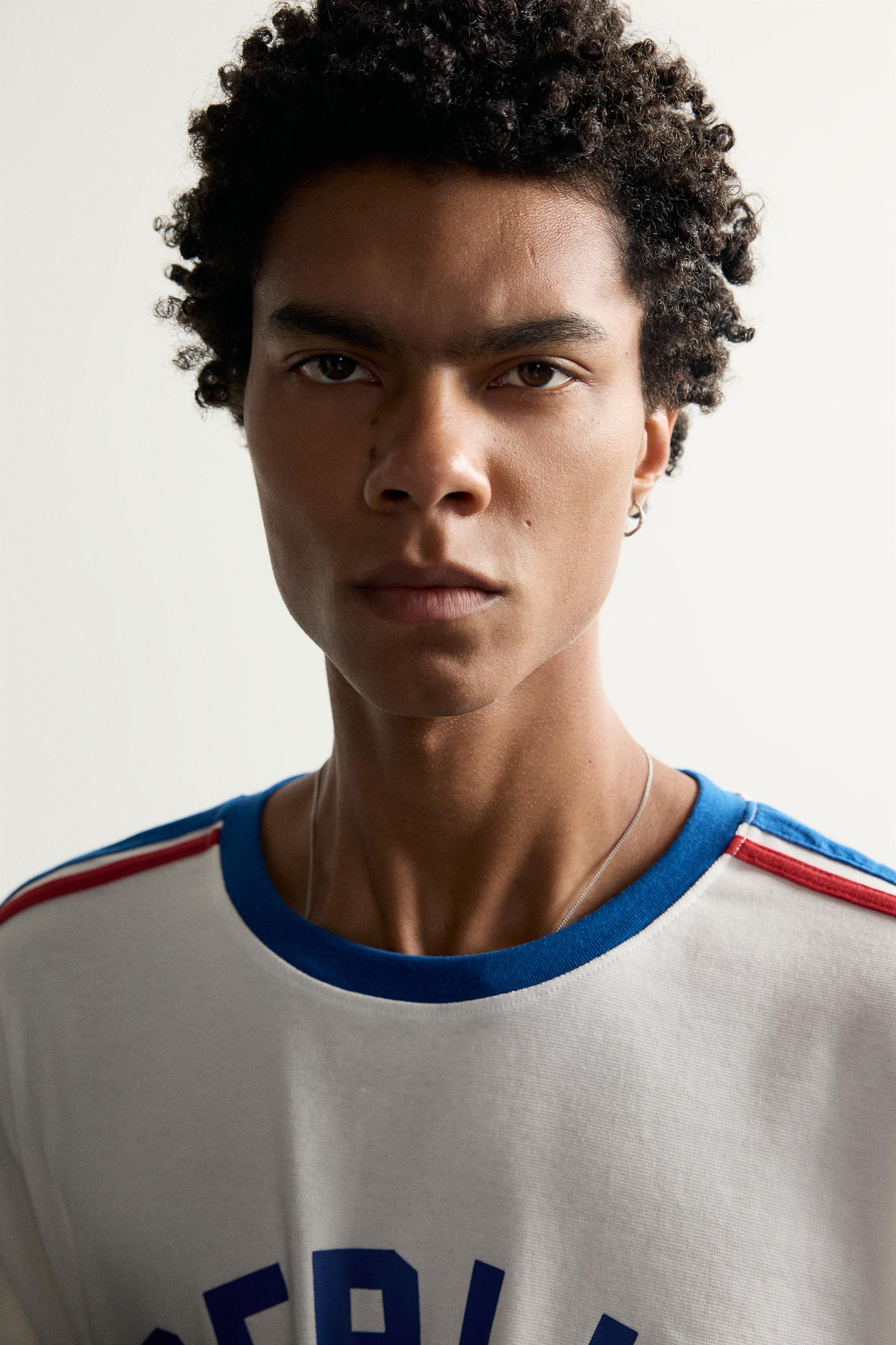 BERLIN CONTRAST STRIPE T-SHIRT