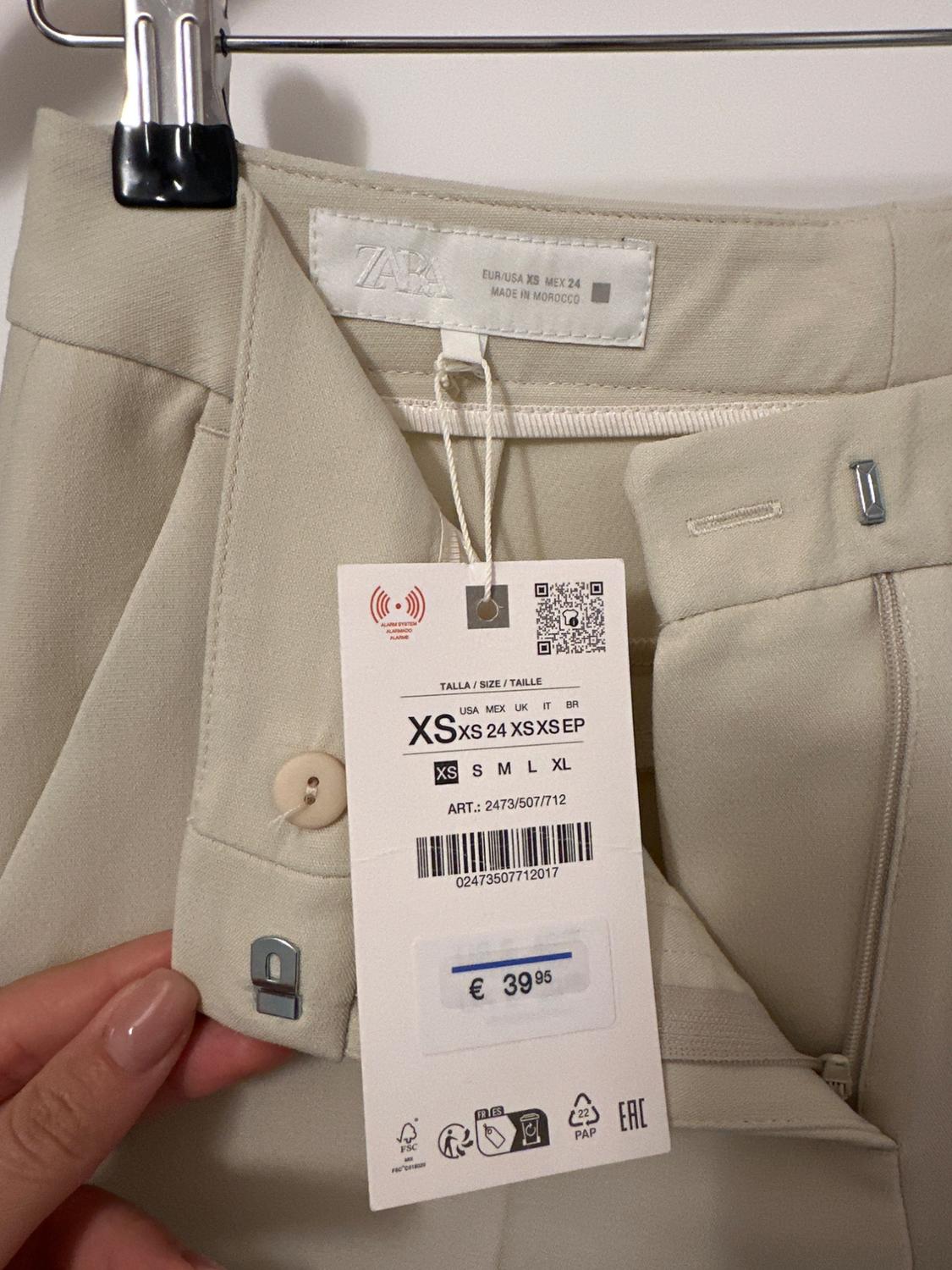 HIGH-WAISTED STRAIGHT CUT TROUSERS - Image 3