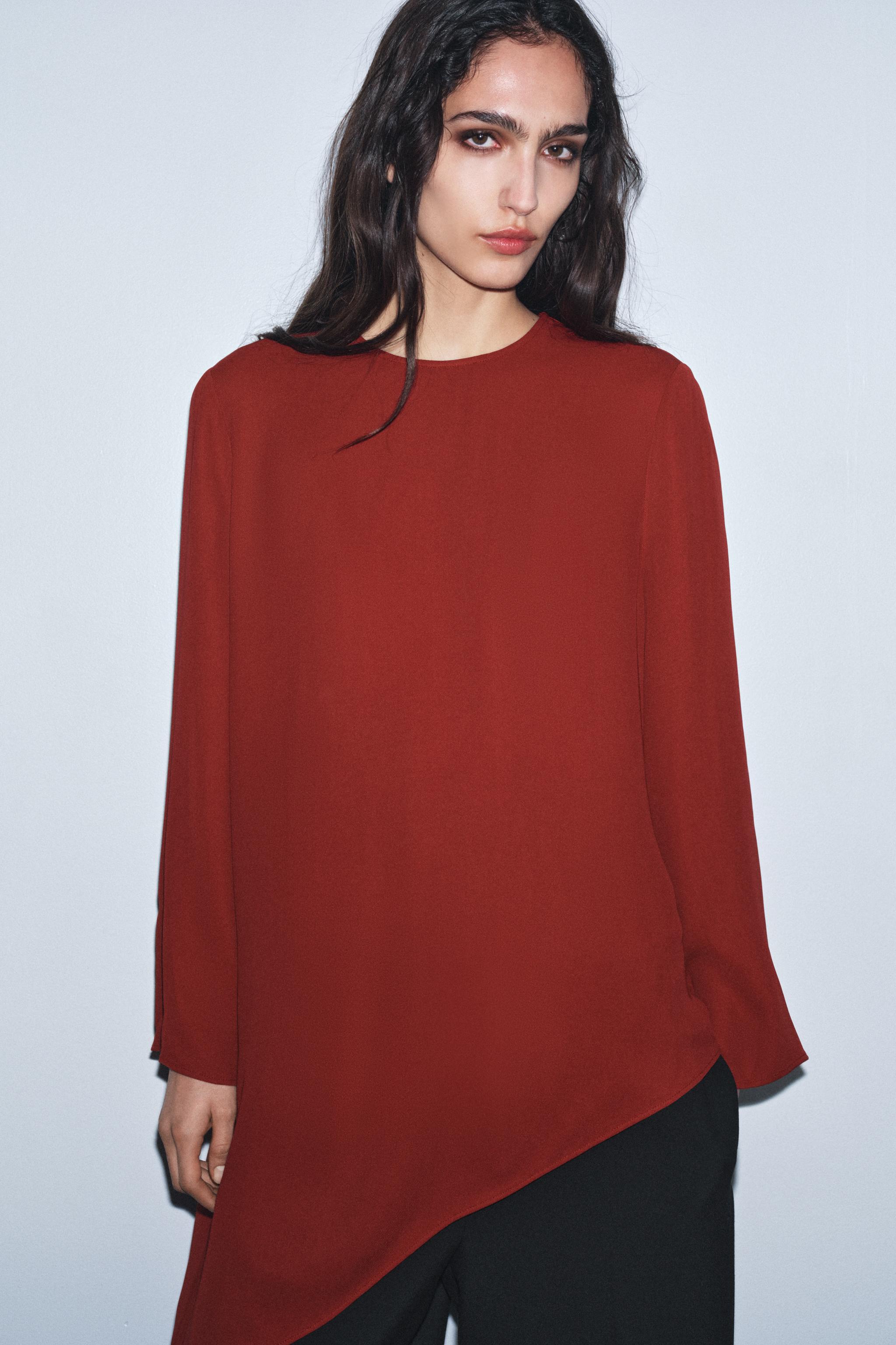 ZW COLLECTION ASYMMETRIC FLOWY TOP