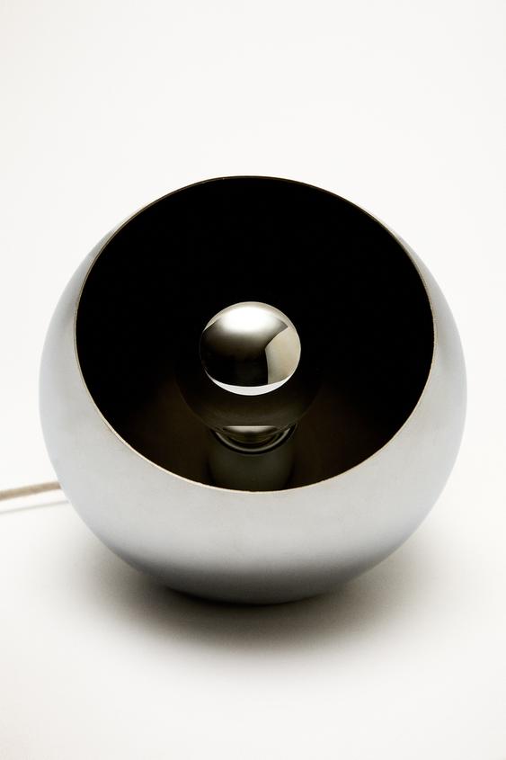LAMPE DE TABLE DEMI-SPHÈRE - Argent de Zara - Image 6