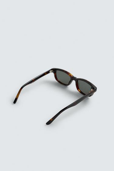 AARON LEVINE X ZARA OVAL SUNGLASSES - Tortoiseshell by Zara - Image 4