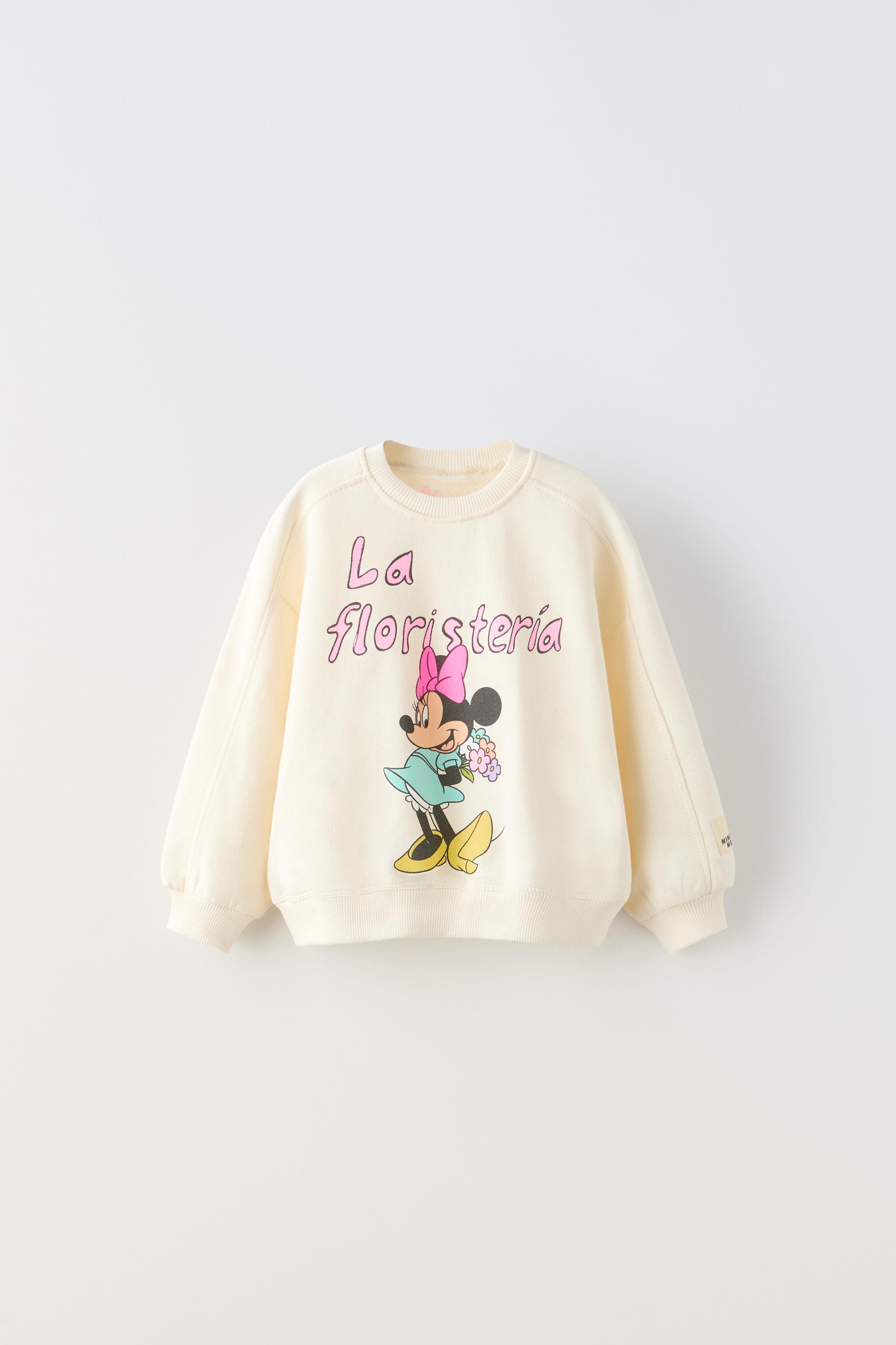 FLORAL APPLIQUE SWEATSHIRT - Beige marl