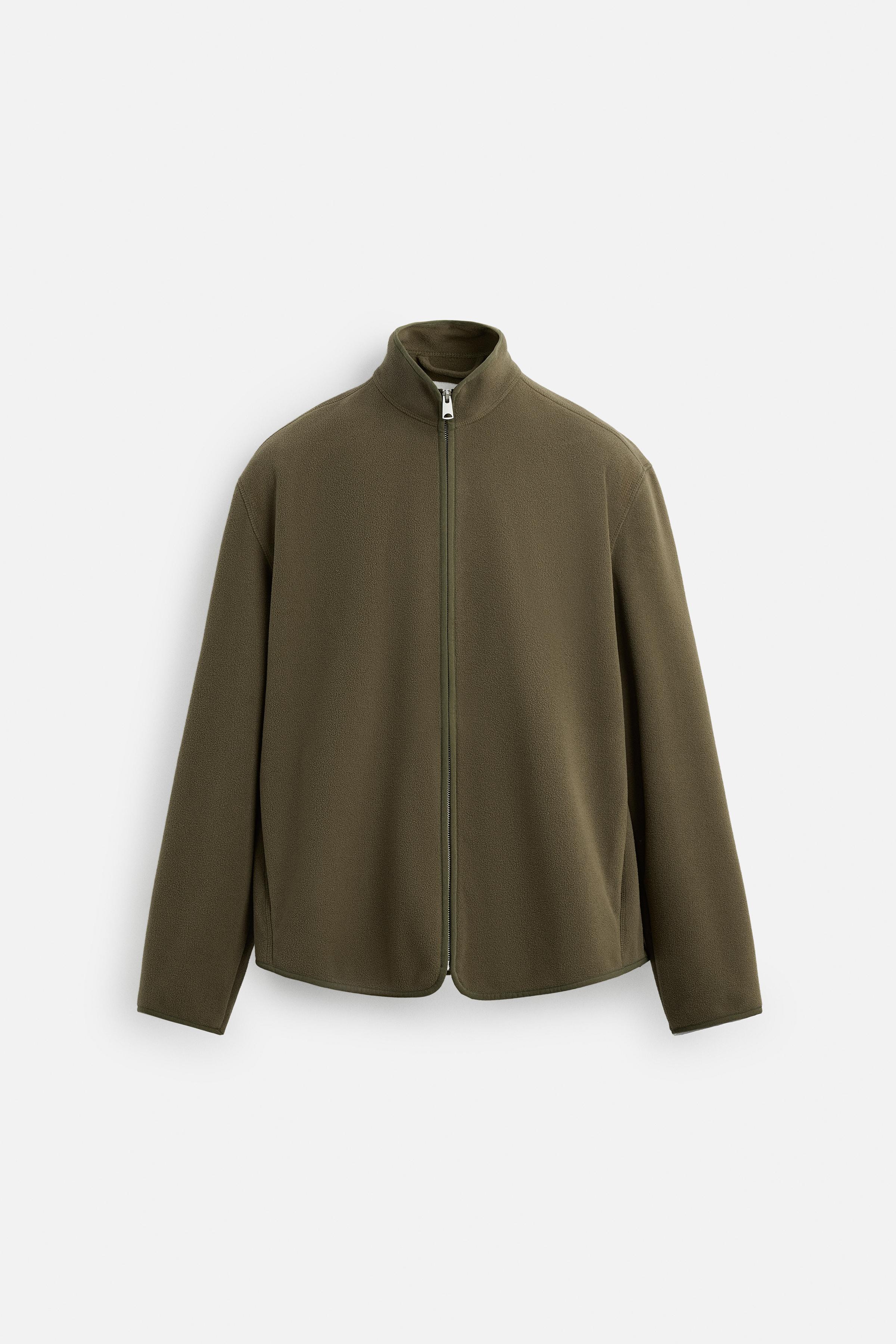 FLEECE OVERSHIRT - Brown / Green | ZARA United States