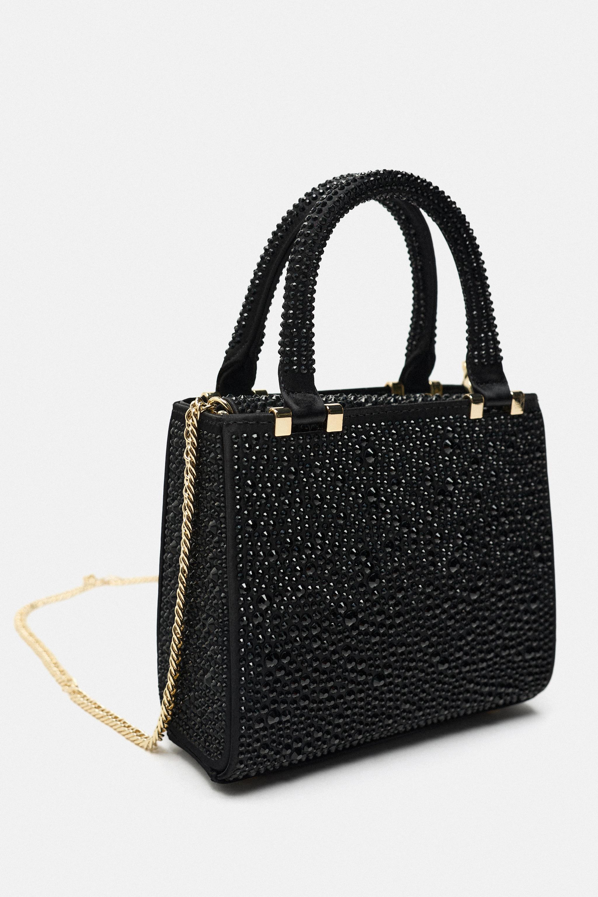 Zara city bag online black