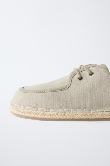 ESPADRILLES À LACETS ÉDITION LIMITÉE - Gris de Zara - Image 5