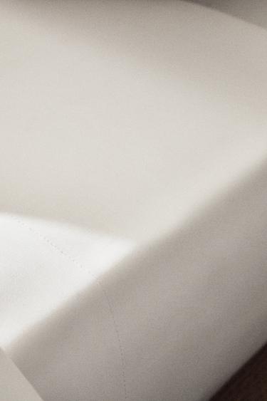 SATEEN FLAT SHEET (1000 THREAD COUNT) - White by Zara - Image 5