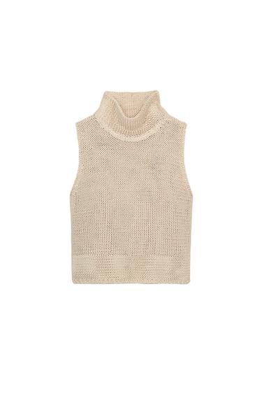 ТОП КРУПНОЙ ВЯЗКИ — ЭКРЮ от Zara