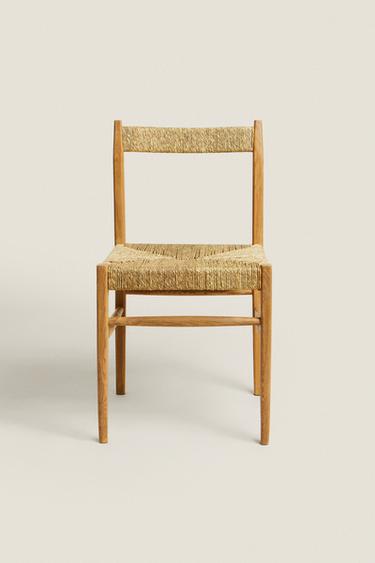 SILLA MADERA FRESNO - Beige claro de Zara