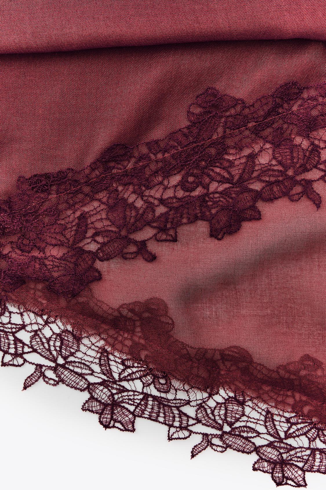 MODAL LACE SCARF