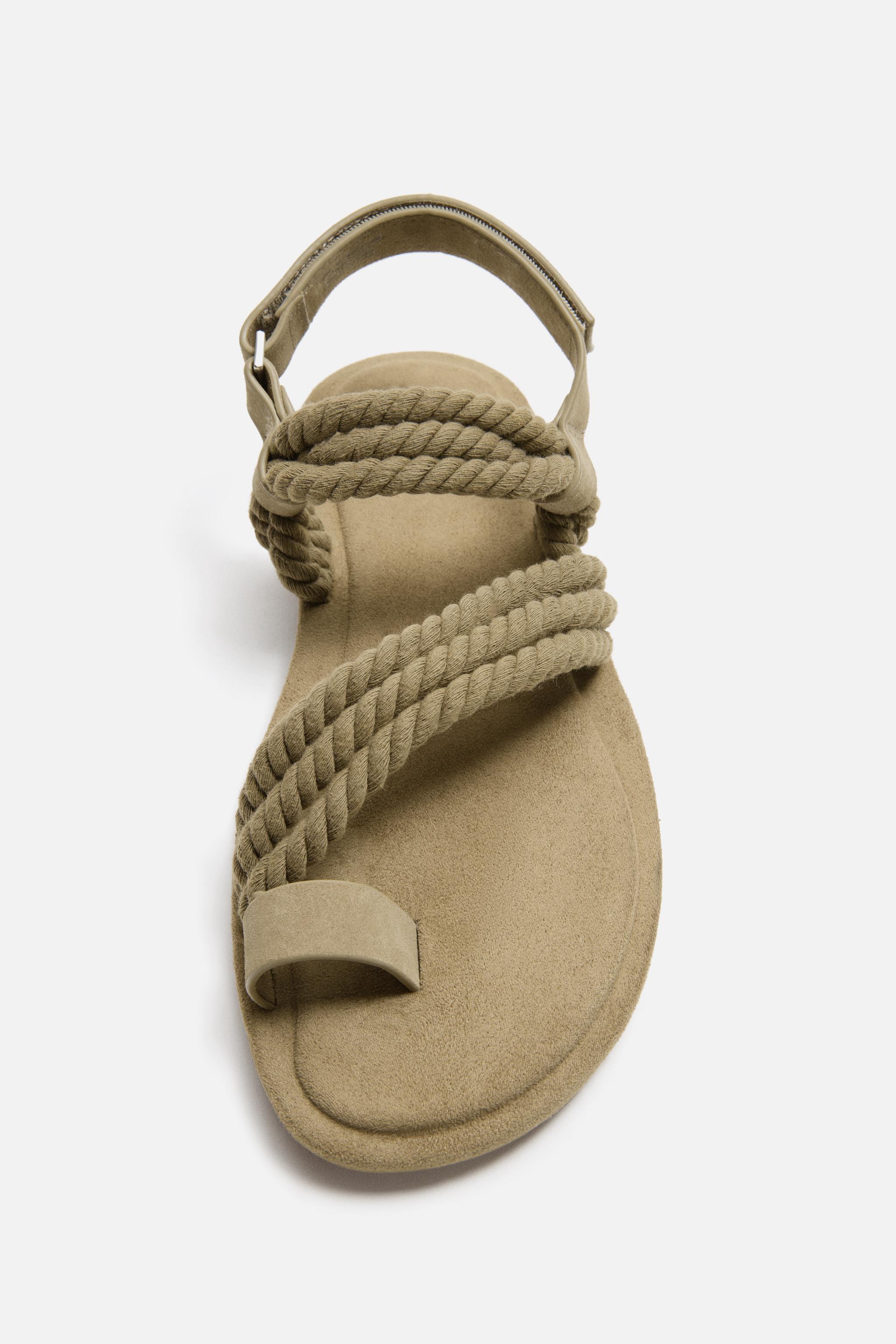 【ZARA】ロープデザインサンダル 2750/520/102 ZARA】ロープデザインサンダル 2750/520/102 (ZARA/サンダル
