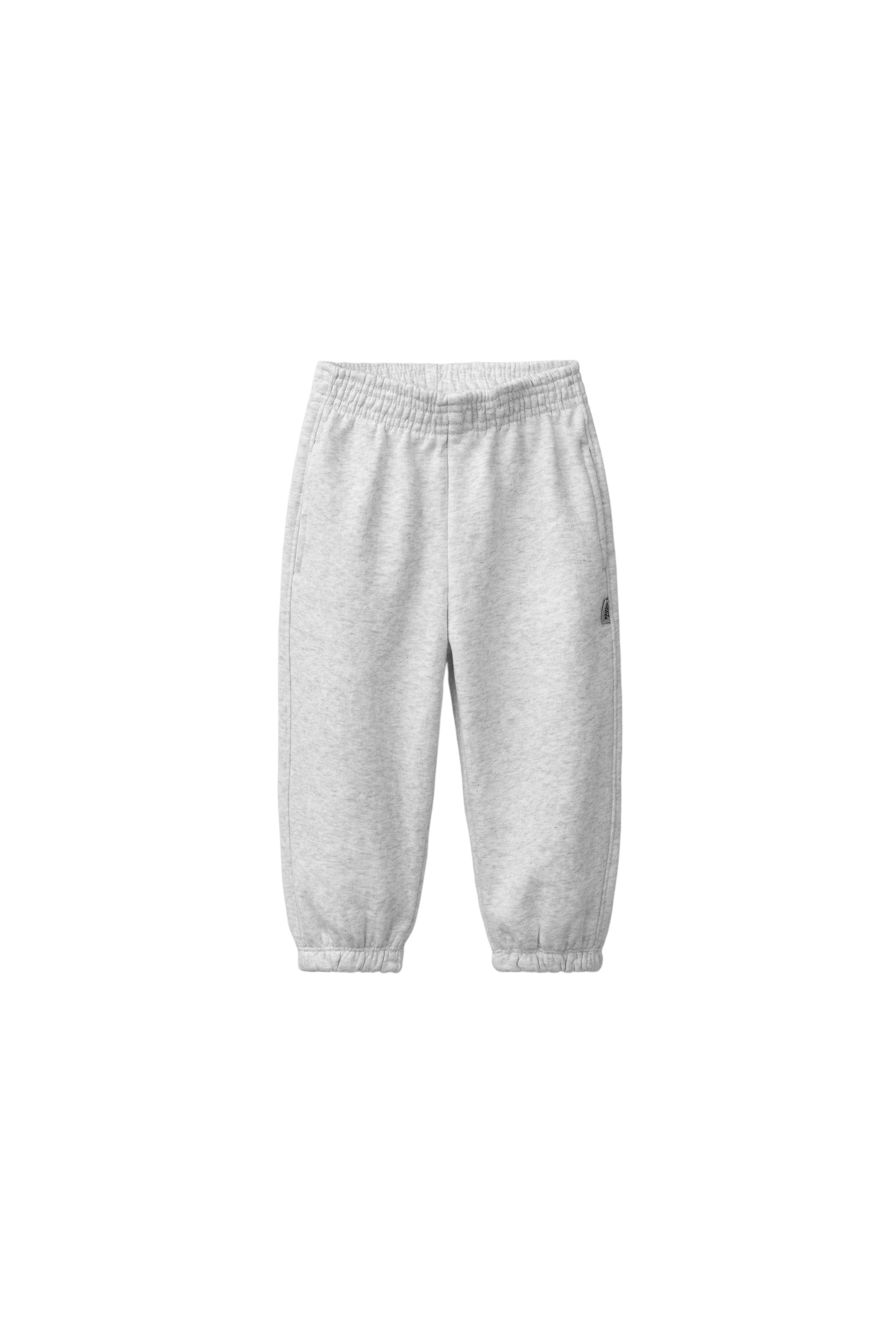 SOLID JOGGING PANTS — Gray marl