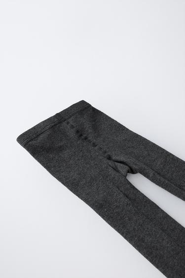 2-PACK OF PLAIN TIGHTS - Black by Zara