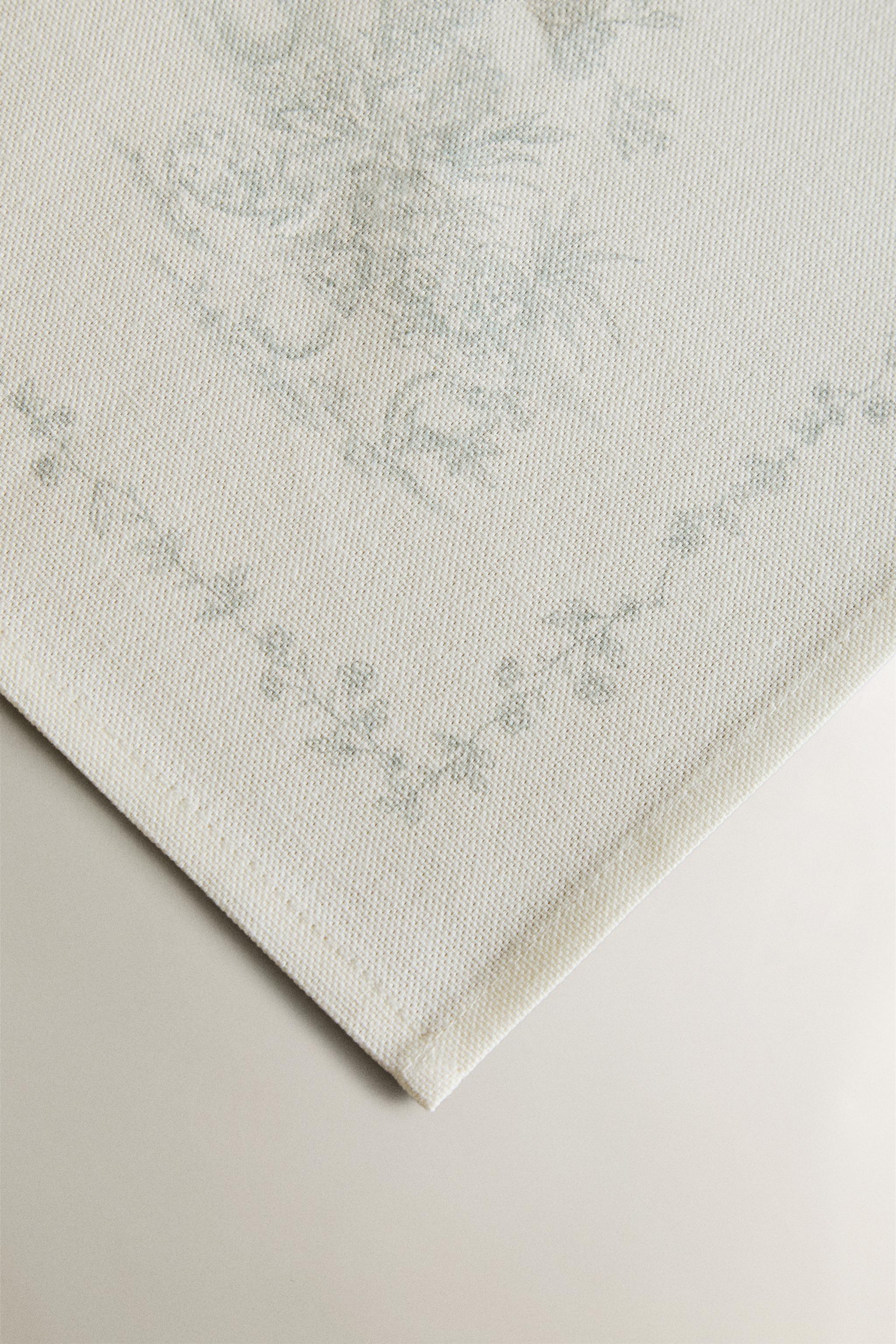 LOT DE SERVIETTES DE TABLE COTON TOILE (LOT DE 2)