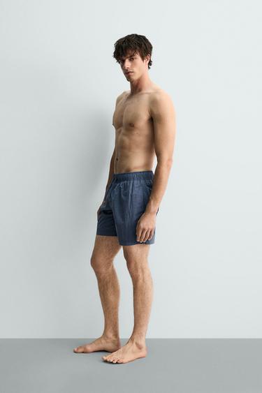 LONG TECHNICAL SWIM SHORTS - Cobalt by Zara - Image 3