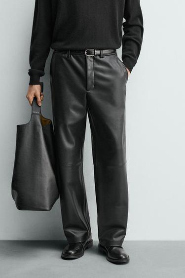 PANTALON RELAXED FIT - Noir de Zara - Image 1