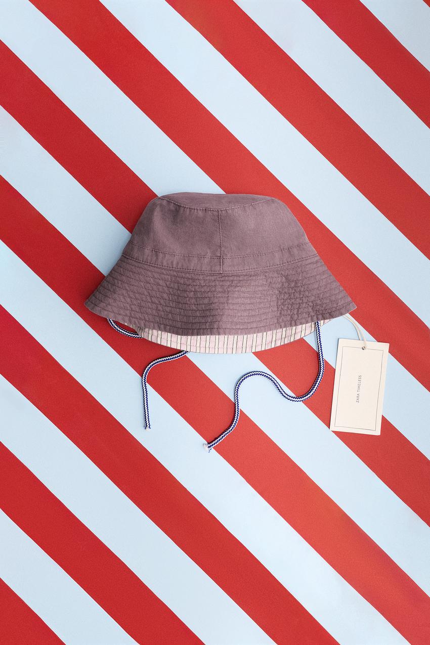 Zara Bucket Hat Zara Quilted Water-Repellent Black Bucket Hat Size M | eBay main image 2
