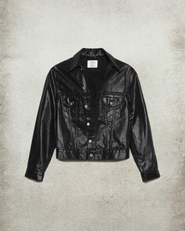 WAXED DENIM JACKET LUDOVIC DE SAINT SERNIN x ZARA - Black by Zara