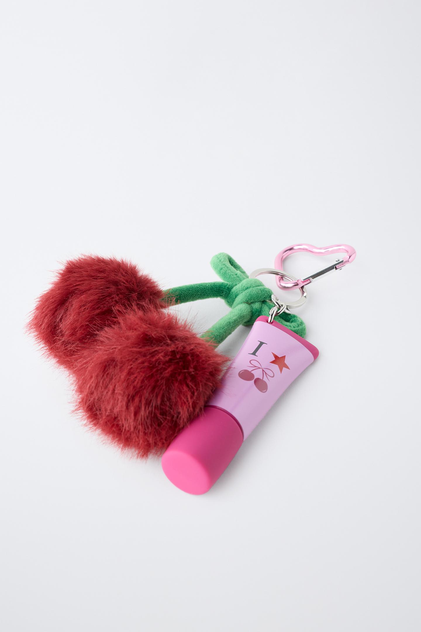Детский брелок Zara Cherry Charm Keychain, цвет: Красный — фото 3