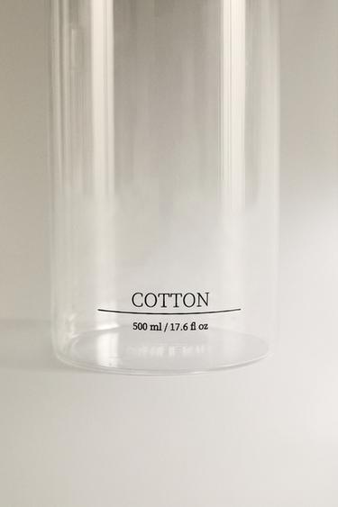 BOROSILICATE BATHROOM JAR WITH TEXT - 990 by Zara - Image 3