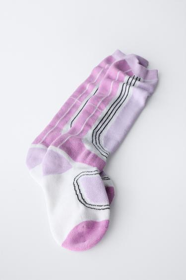 SKI COLLECTION LONG THERMAL SOCKS - Pink by Zara - Image 1
