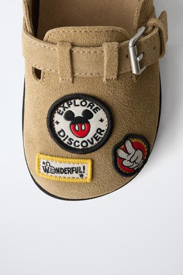 SABOTS EN CUIR MICKEY MOUSE © DISNEY - Marron sable de Zara - Image 5