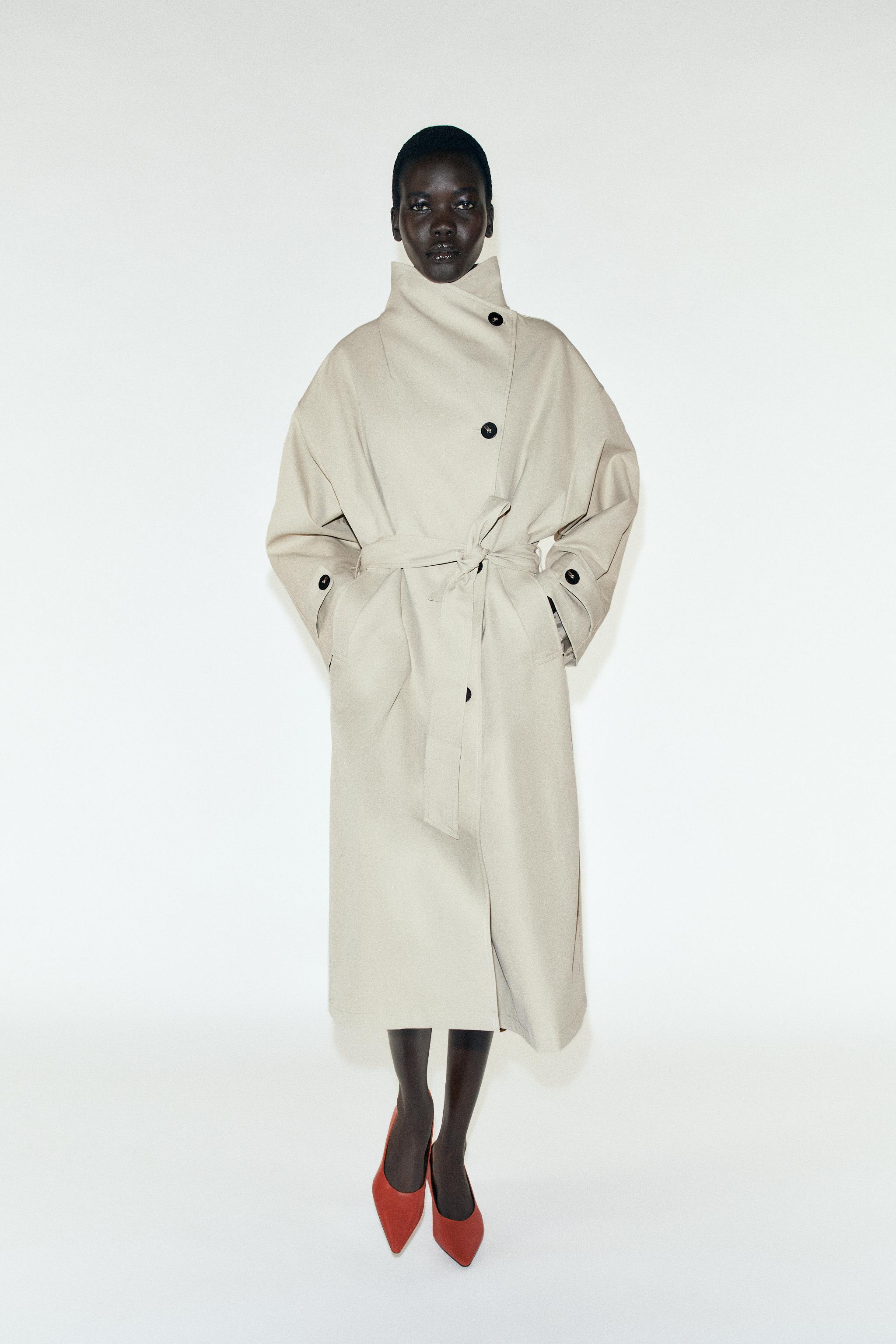 ダブルブレストトレンチコート - レディース | ZARA 日本