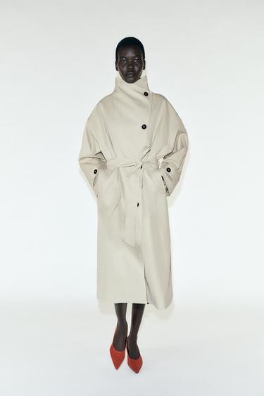 TRENCH CINTURÓN WATER REPELLENT WIND RESISTANT - Piedra de Zara