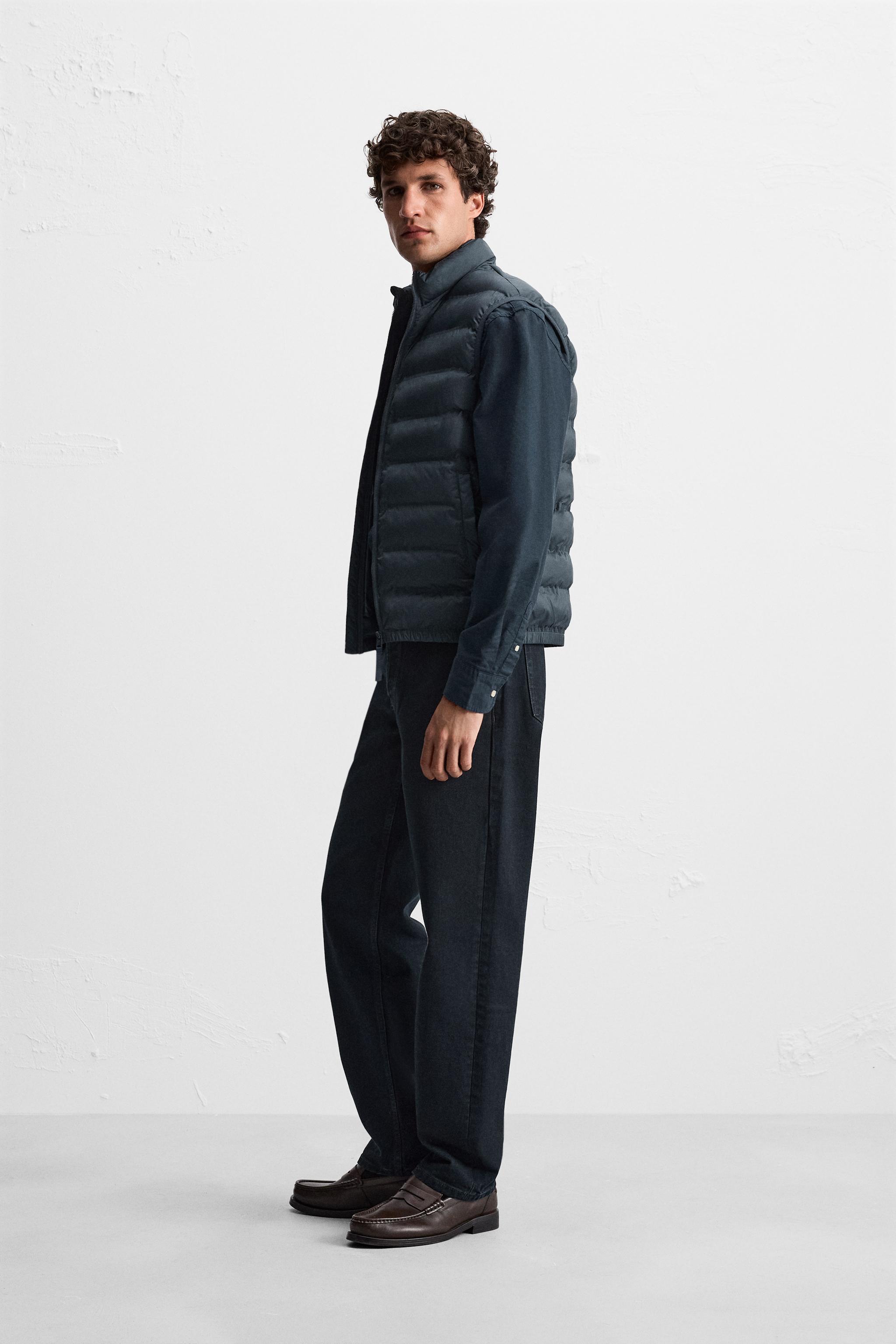 軽量キルティングベスト - ネイビーブルー | ZARA Japan / 日本