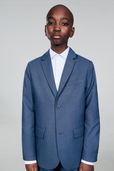 TEXTURED BLAZER - Blue by Zara