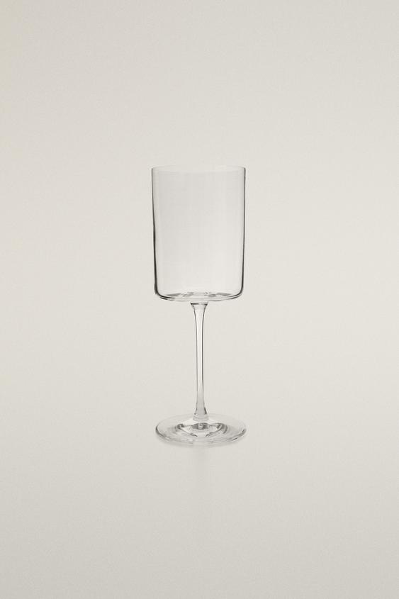 TAÇA RETA CRISTALINO - Transparente da Zara - Imagem 0