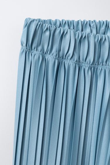 PLEATED TROUSERS - Blue by Zara - Image 2